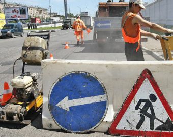  Работы по реконструкции развязки на пересечении Дмитровского шоссе и МКАД закончат в августе 